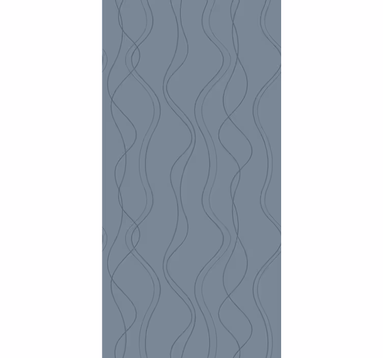 Wavy line pattern striped wallpaper - TenStickers