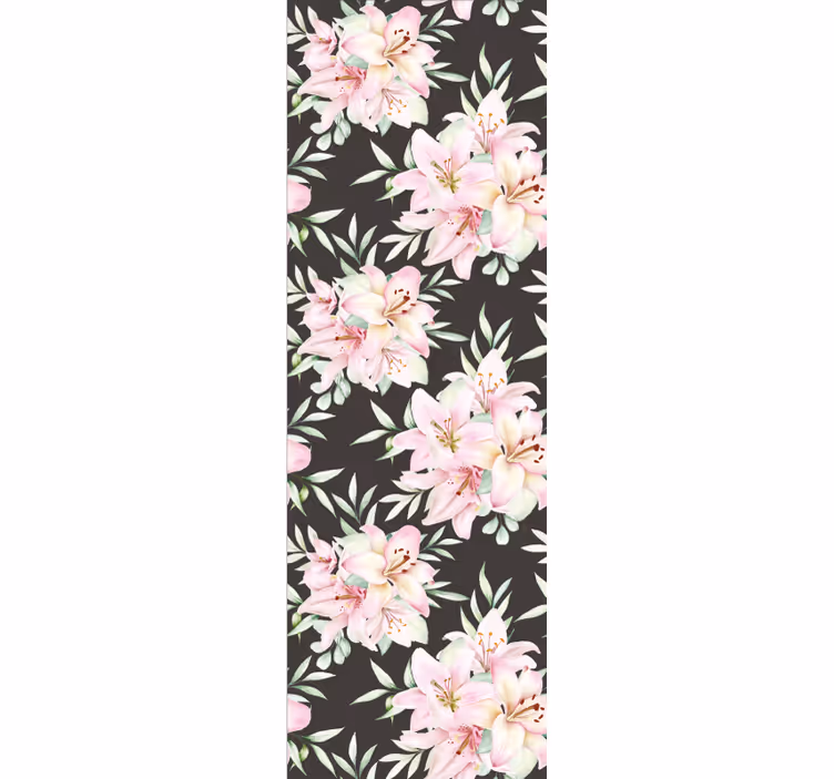 Lush floral arrangement master bedroom wallpaper - TenStickers
