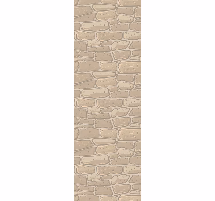 Modern rustic stone pattern Stone Wallpaper - TenStickers