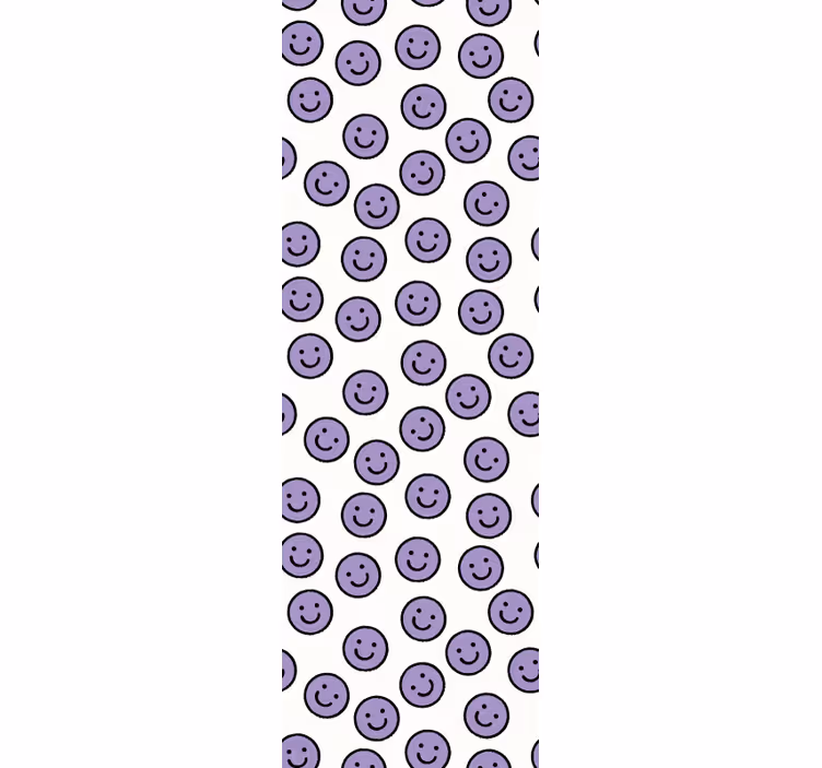 Smiley Pattern Design polka dot wallpaper - TenStickers
