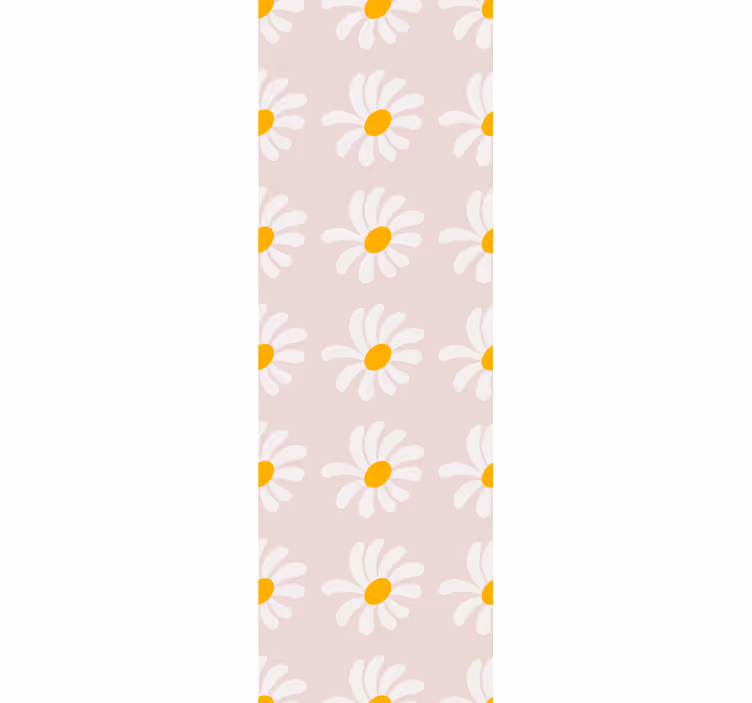 "Boho style" flowers children's wallpaper - TenStickers