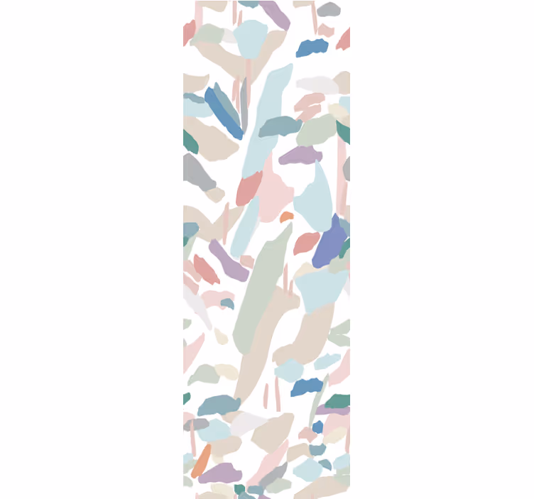 Colorful Organic Shapes wallpaper abstract - TenStickers