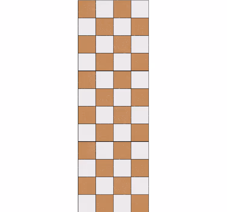 Square Pattern Design tile effect wallpaper - TenStickers