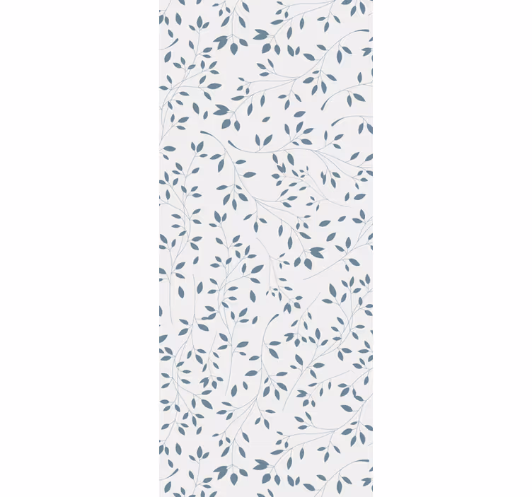 Minimalist vines pattern leaf wallpaper - TenStickers
