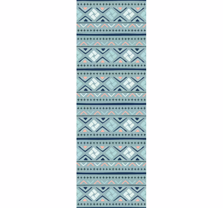 Geometric wallpaper ethnicity in soft tones - TenStickers
