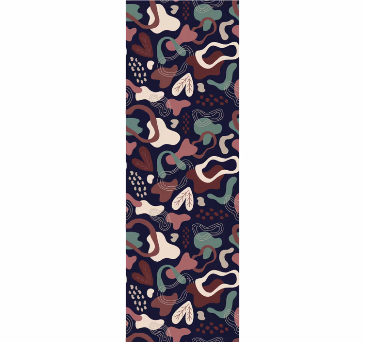 Fluid geometric pattern wallpaper abstract - TenStickers