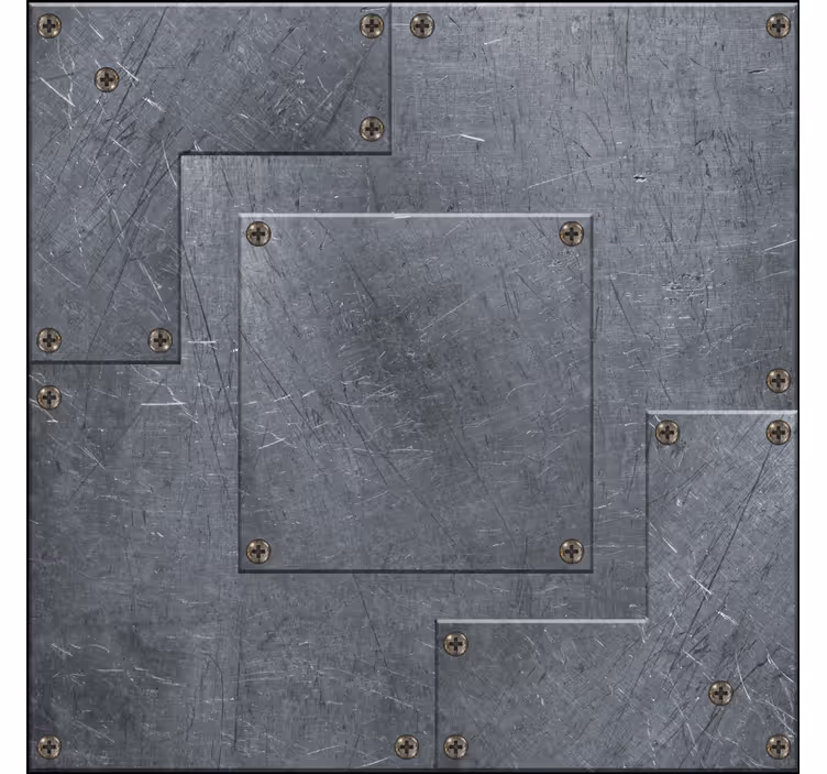 Steel plates teen bedroom wallpaper - TenStickers