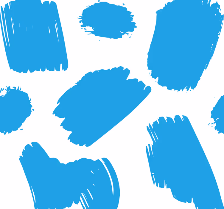 Conceptual Brushstrokes wallpaper abstract - TenStickers