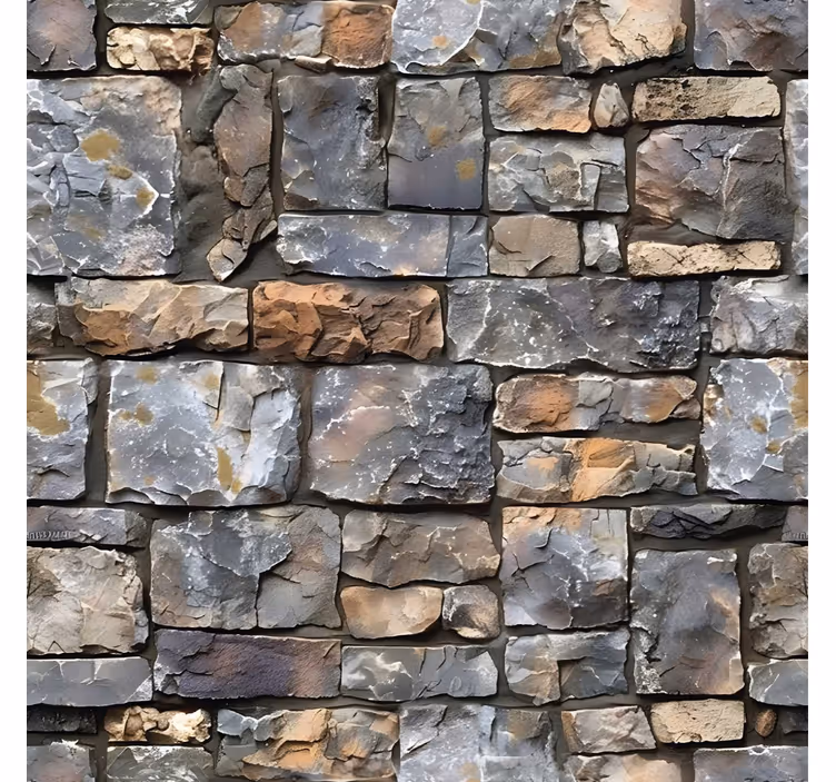 Rough texture stone effect wallpaper - TenStickers