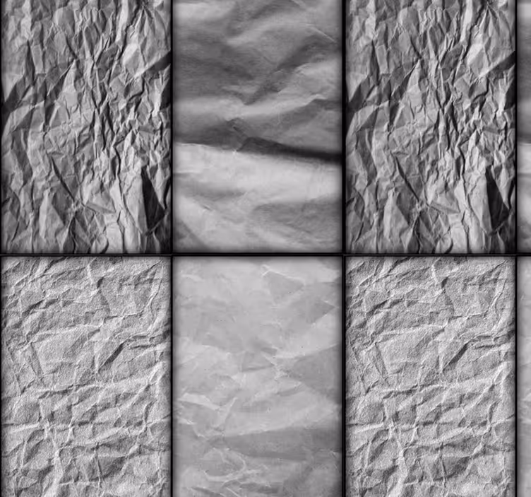 Crumpled Surface textured wallpaper - TenStickers