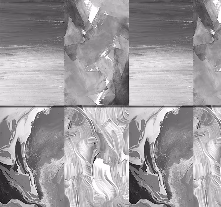 Swirling Monochrome wallpaper abstract - TenStickers