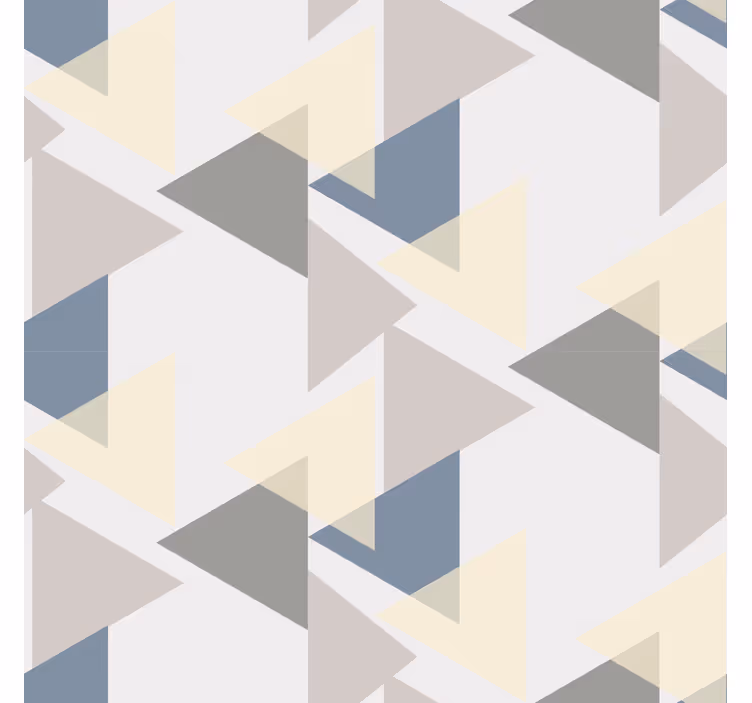 Vertical triangles modern wallpaper - TenStickers