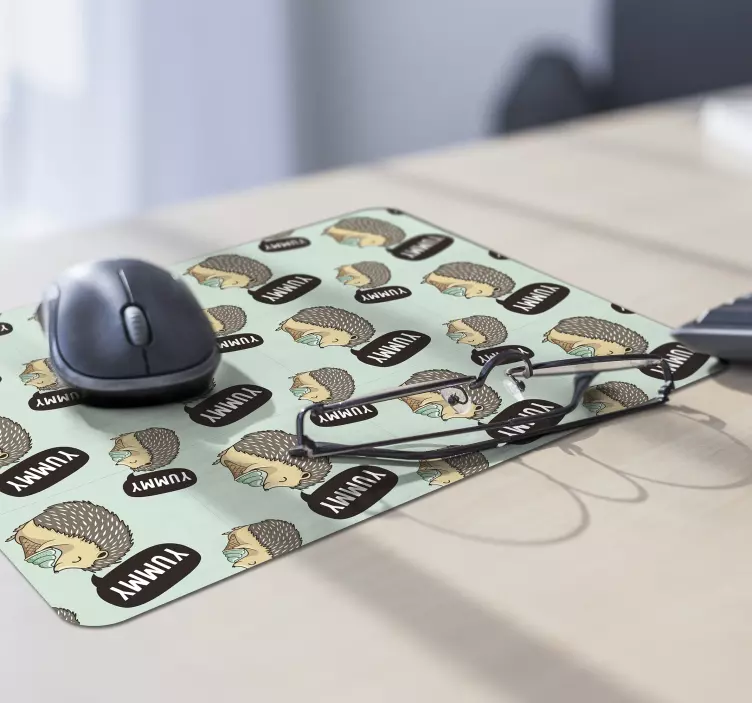 Original mouse pad cute hedgehog characters - TenStickers