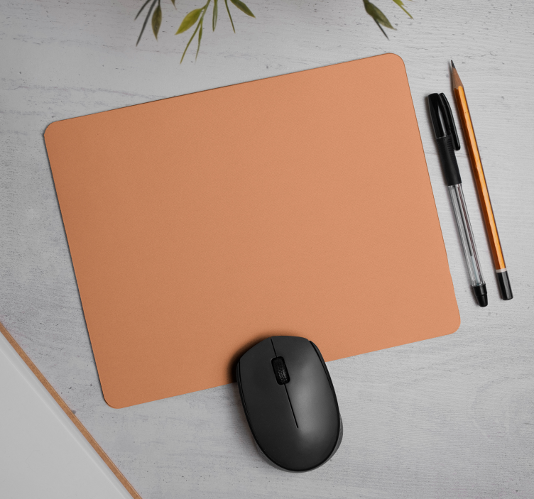 Apricot Crush vinyl mouse mats - TenStickers