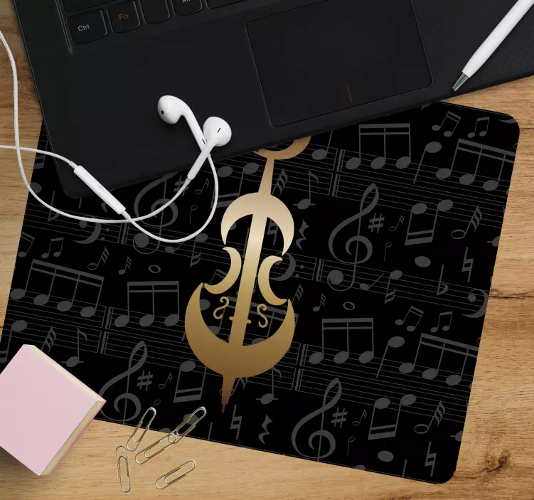 Musical Notes Symbol mousepad - TenStickers