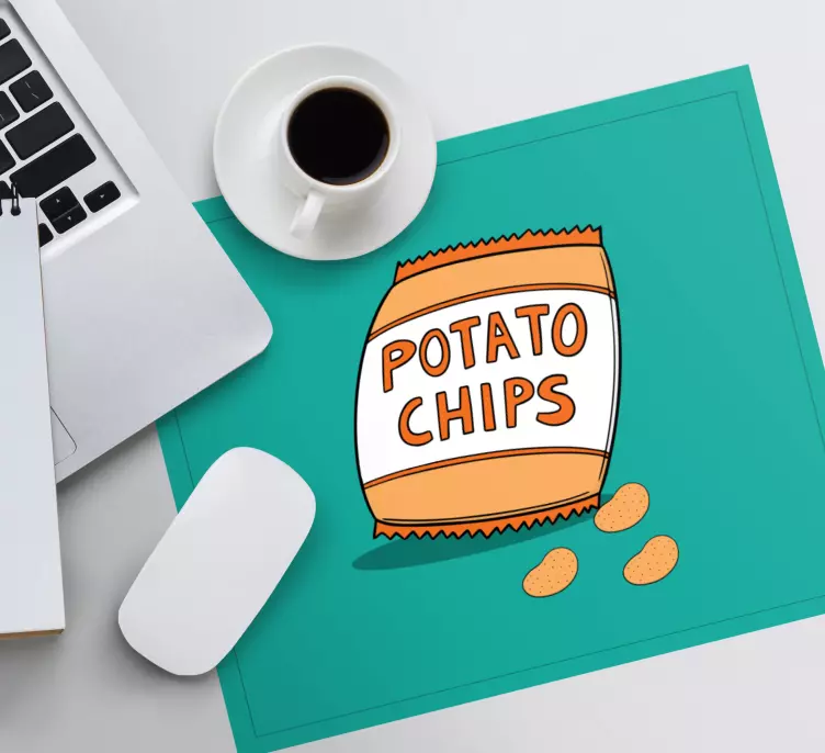 Potato chips original mouse pad - TenStickers