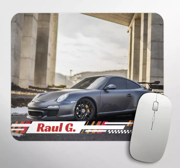 Racing cars vinyl mouse pad - TenStickers
