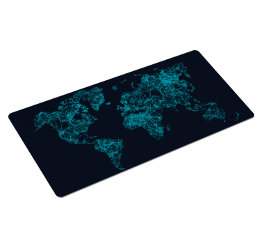 World map vinyl mouse pad - TenStickers