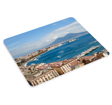World map mouse pad coastal view point - TenStickers