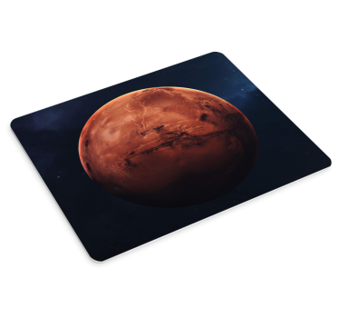 World map mouse pad planetary mars view - TenStickers
