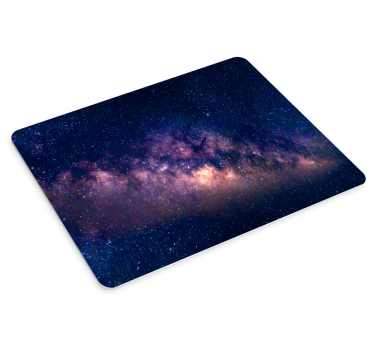 World map mouse pad with cosmic sky design - TenStickers
