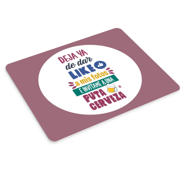 Mouse pad quotes fun social invitation - TenStickers