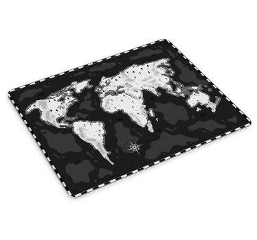 World map mouse pad stylized global map - TenStickers