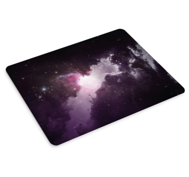 World map mouse pad cosmic nebula design - TenStickers