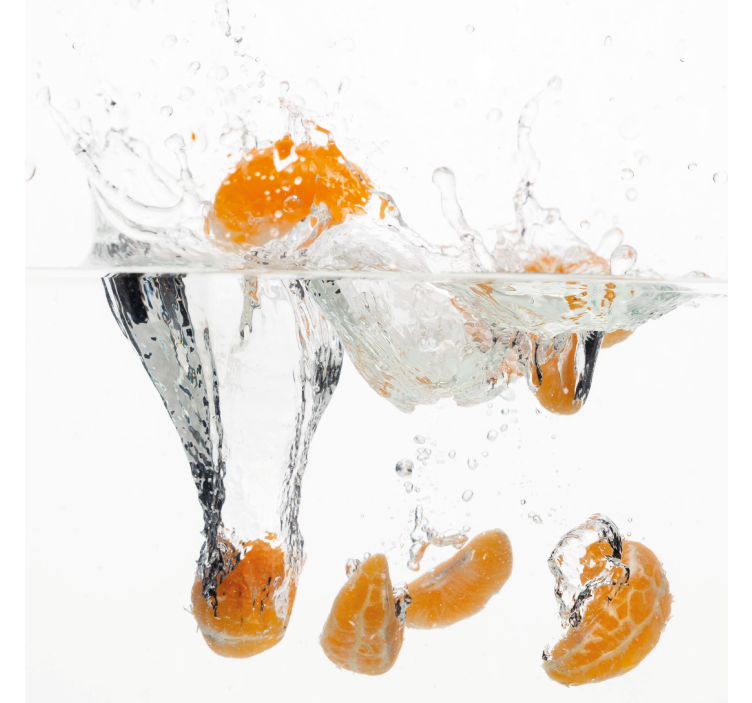 Fruits in water  kitchen roller blind - TenStickers