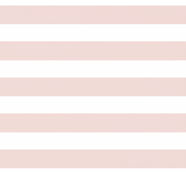 White and pink stripes kids roller blind - TenStickers