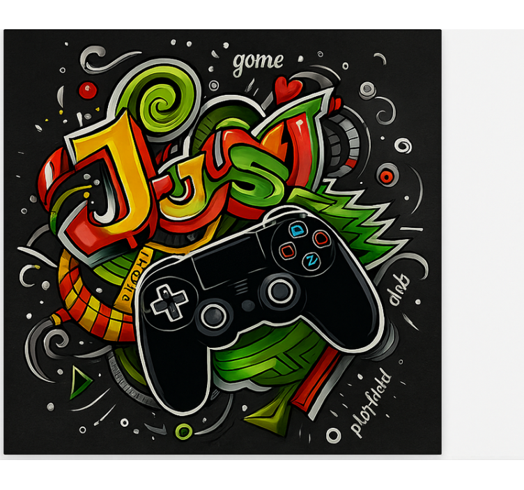 Graffiti just game controller geek roller blind - TenStickers