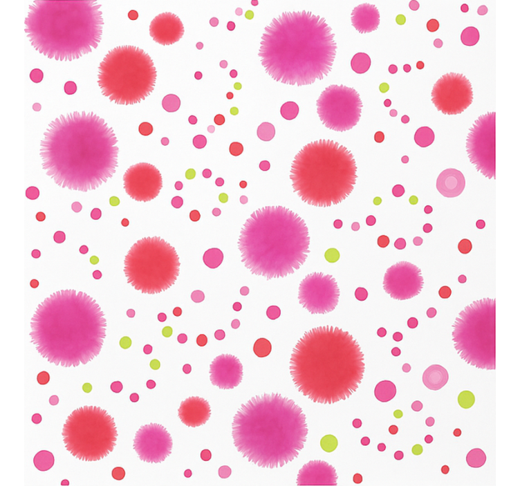 Pink Pop Pattern teenage roller blind - TenStickers