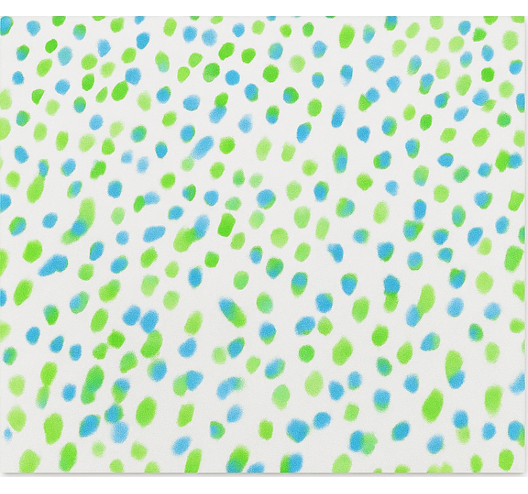 Blue and green dots teenage roller blind - TenStickers