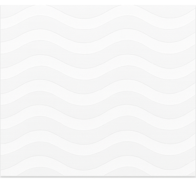 White and grey waves teenage roller blind - TenStickers