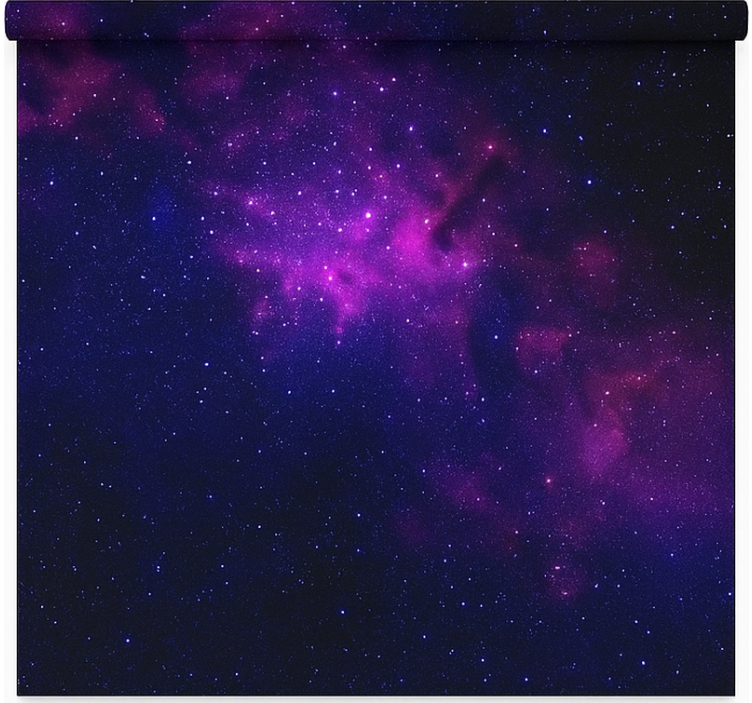 purple galaxy star teenage roller blind - TenStickers