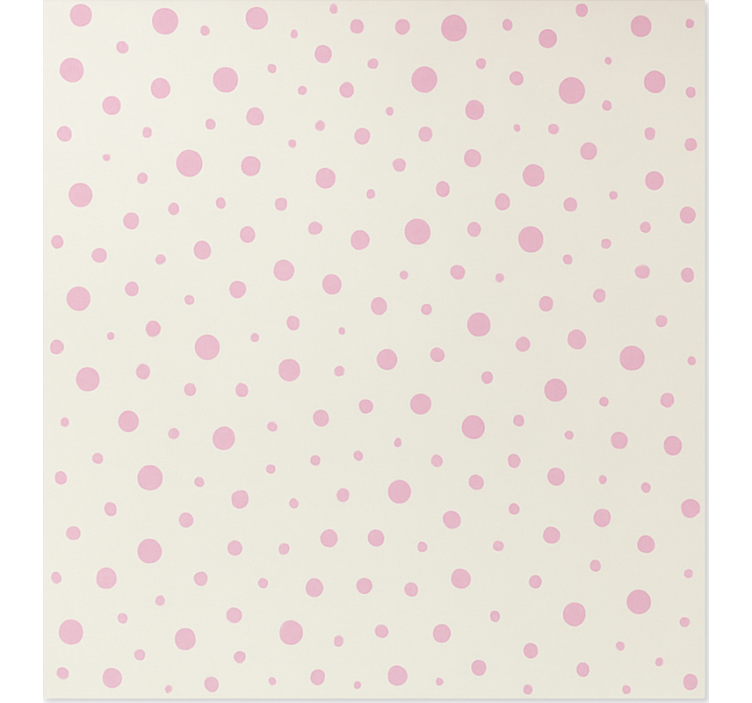 Pink elegant dots teenage roller blind - TenStickers