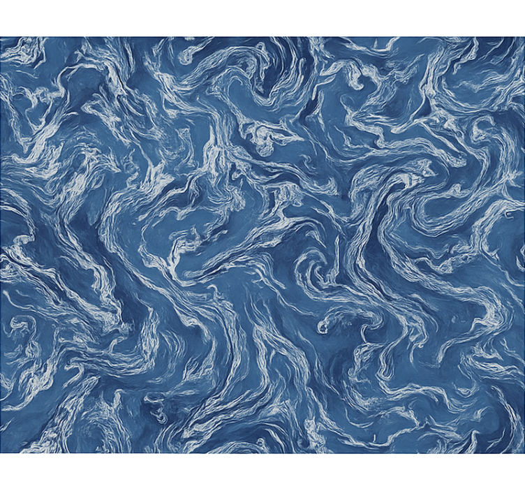 Indigo Marble Abstract teenage roller blind - TenStickers