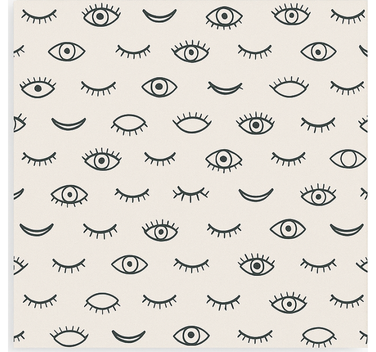 Eyelash eye pattern teenage roller blind - TenStickers