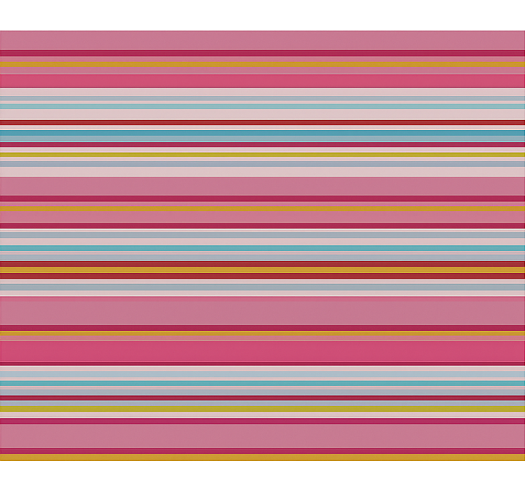 Multicolor Stripe Pattern teenage roller blind - TenStickers