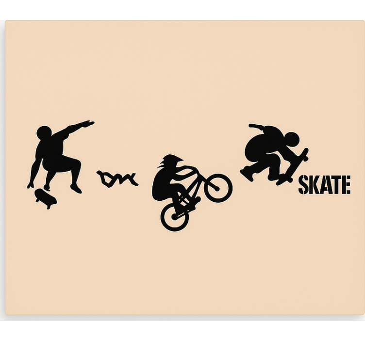 Skate BMX sport teenage roller blind - TenStickers