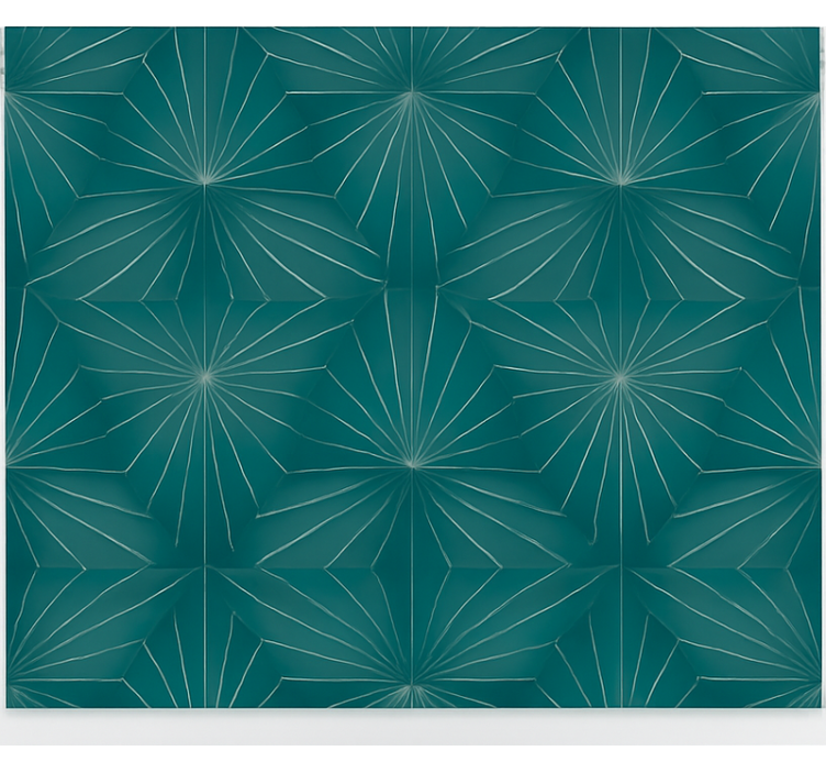 Starburst geometric teenage roller blind - TenStickers