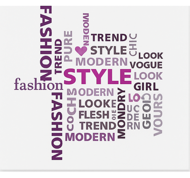 Beauty Text teenage roller blind - TenStickers