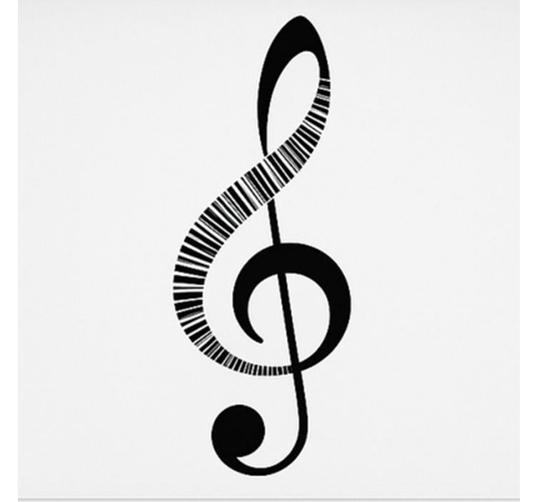 music note  teenage roller blind - TenStickers