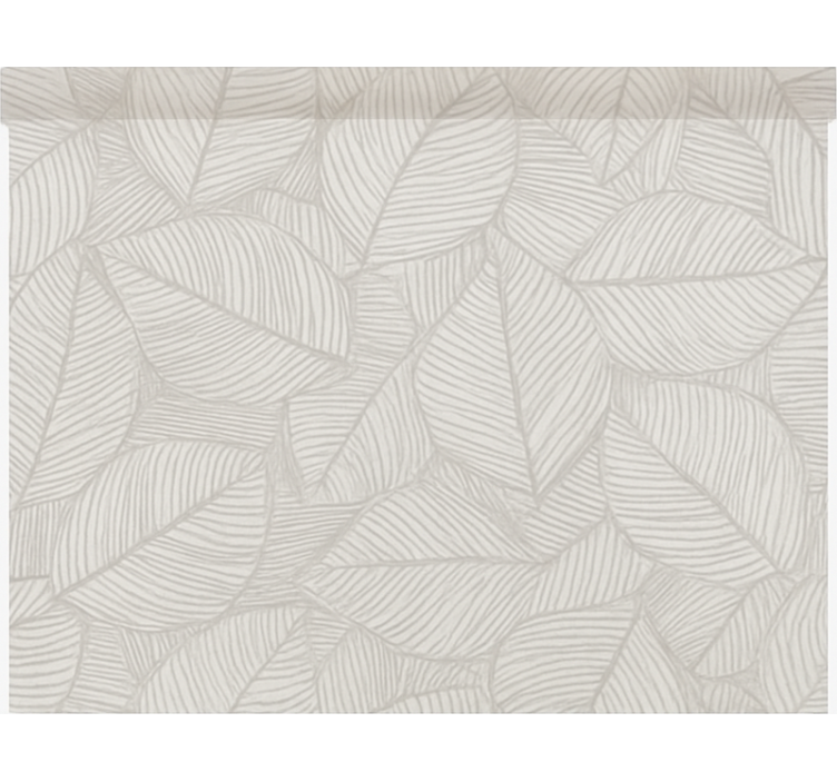 Office roller blind with leaf pattern - TenStickers