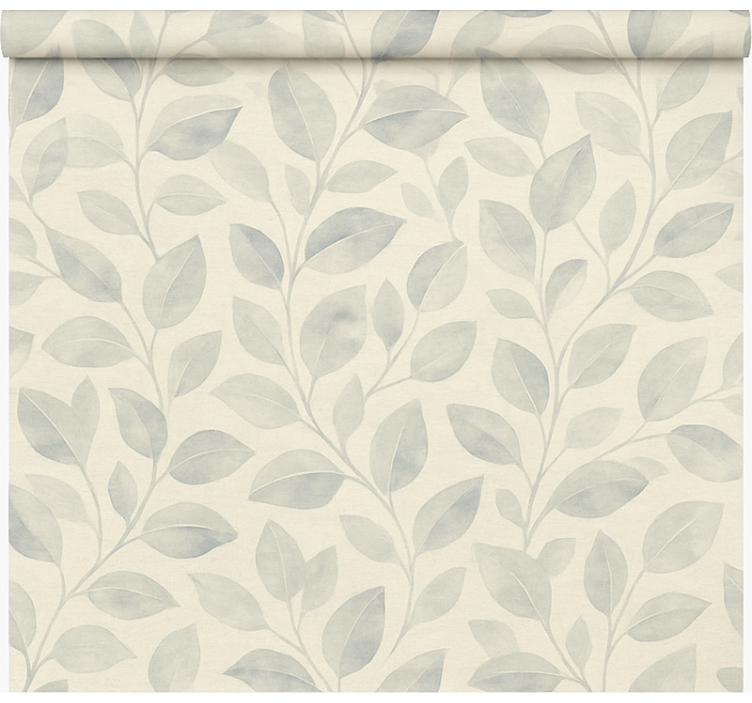 Light blue flower office roller blind - TenStickers