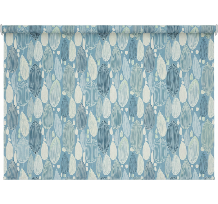 Skandinavian roller blind nordic cascading droplets - TenStickers