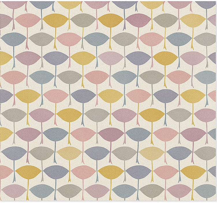 Scandinavian roller blind colourful hummingbirds - TenStickers