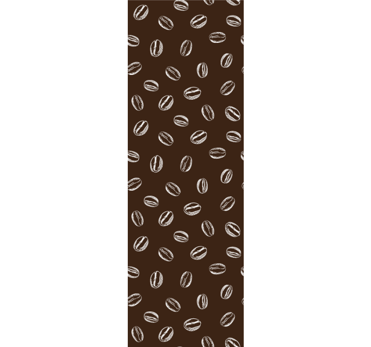 Home office roller blind coffee bean design - TenStickers