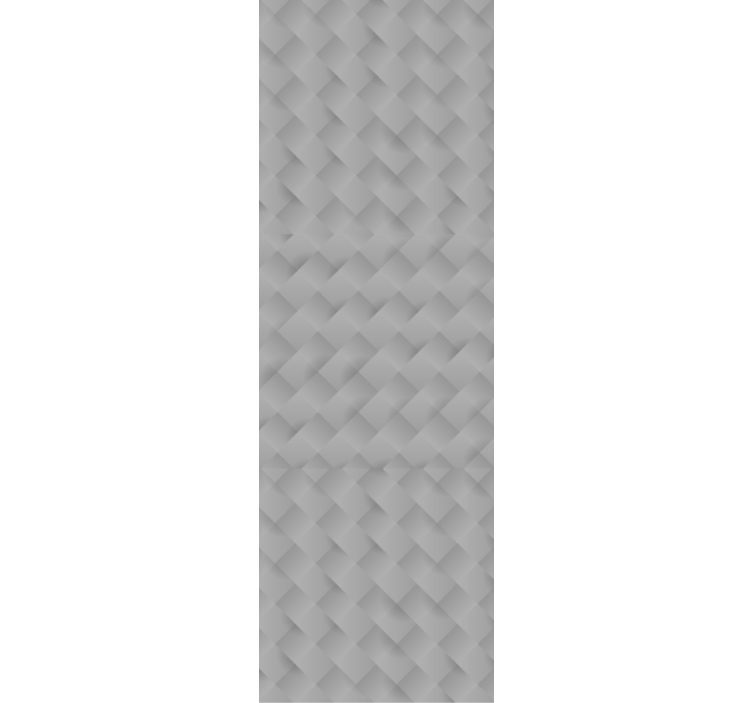 Home office roller blind with grey squares pattern - TenStickers