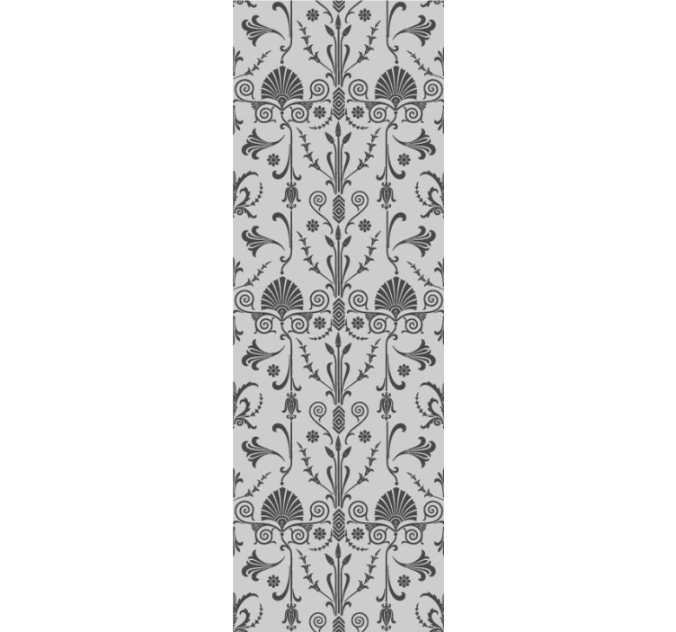 Grey french provincial style dining room roller blind - TenStickers